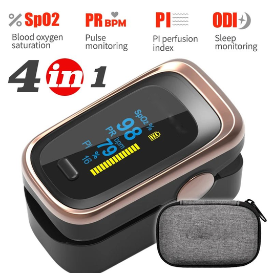 PulseGuard Pro 4 in 1: respiratory frequency-oxygen saturation-pulse rate – perfusion index accuracy of home pulse oximeter