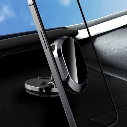 Magnetic cell phone holder for the car