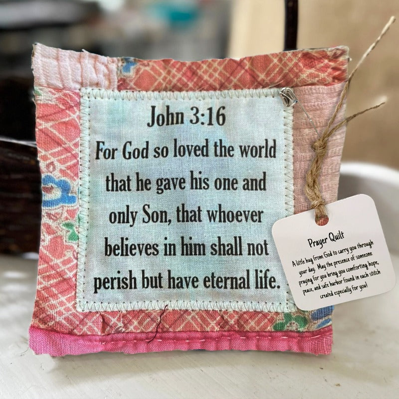 🔥Buy more save more-✝️Prayer Quilt With Cross Inside