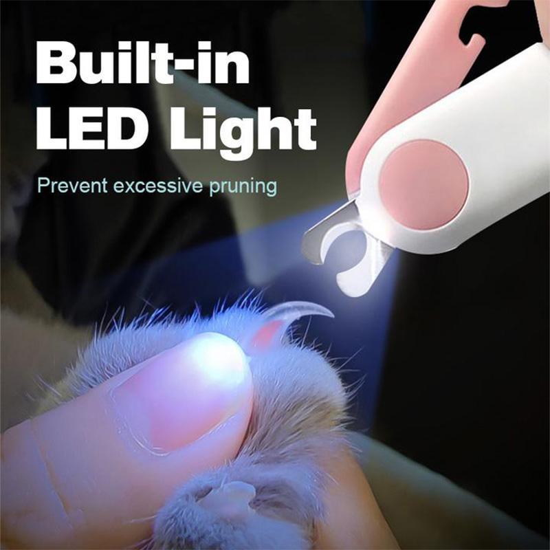 Professional LED Pet Nail Clipper for Cat | Dog