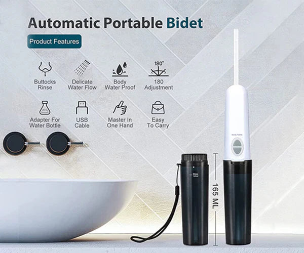 Travel Bidet | Portable & Hand held Bidet Sprayer For Women & Elderly | Nozzle Replacement