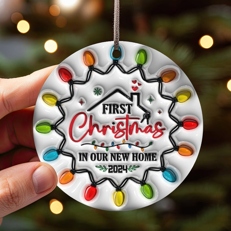 🎁BESTIES CHRISTMAS ROUND ORNAMENT