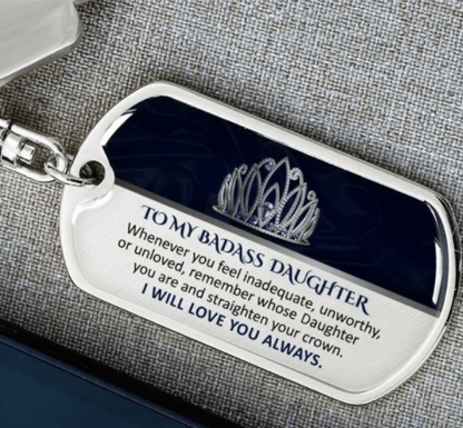 Keepsake for Granddaughter Keychain