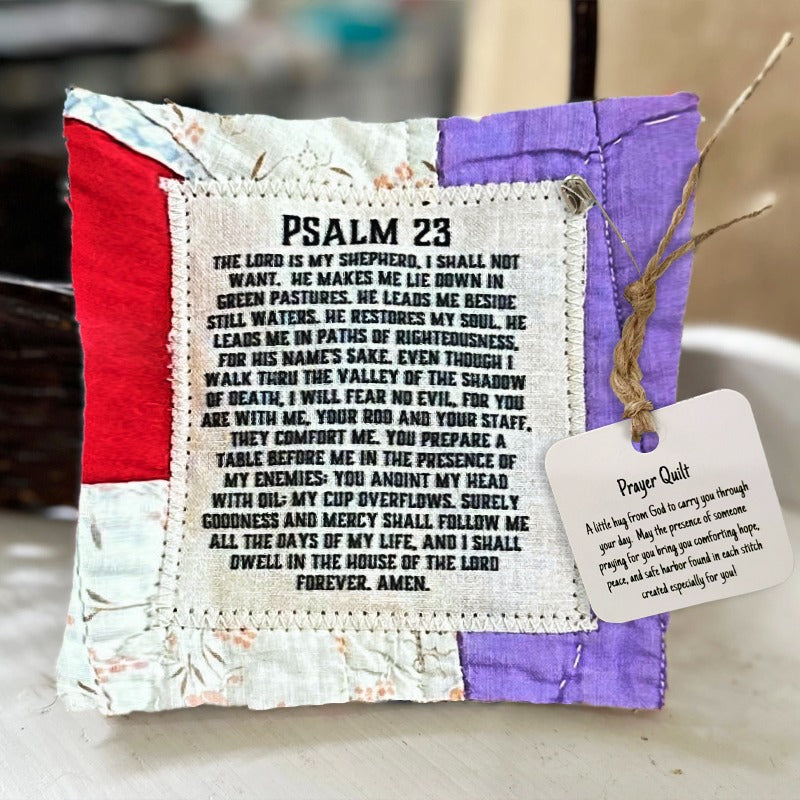 🔥Buy more save more-✝️Prayer Quilt With Cross Inside