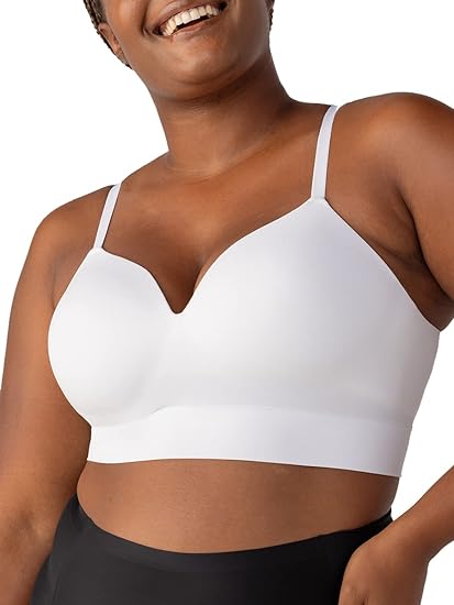 SHAPERMINT Supportive Bras for Women Full Coverage, Womens Bras Comfortable Wireless Bras with Support and Lift Everyday Bras