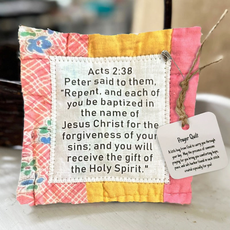 🔥Buy more save more-✝️Prayer Quilt With Cross Inside