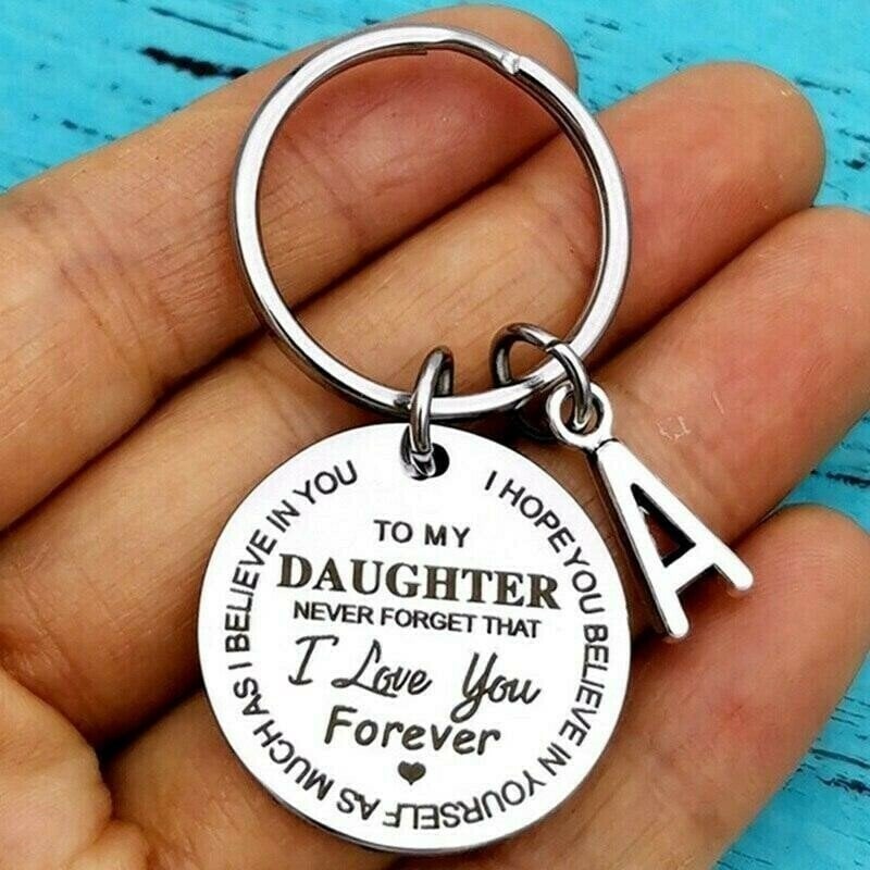 ⇝💓 ( Best Father Mother Gift)My Son / Daughter I Love You Forever Keychain