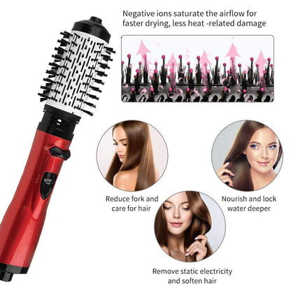 3-in-1 Hot Air Styler and Rotating Hair Dryer for Dry hair. curl hair. straighten hair