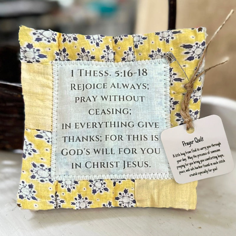 🔥Buy more save more-✝️Prayer Quilt With Cross Inside