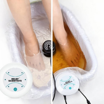 Premium Ionic Foot Detox Cleanse Vibrating Whirlpool Soak Bath