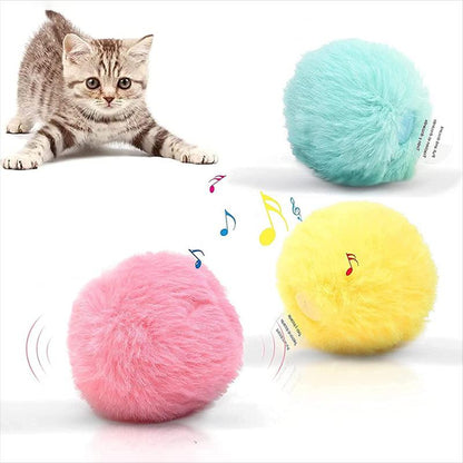 Smart Cat Toys Interactive Ball Catnip Cat Training Toy Pet Playing Ball Pet