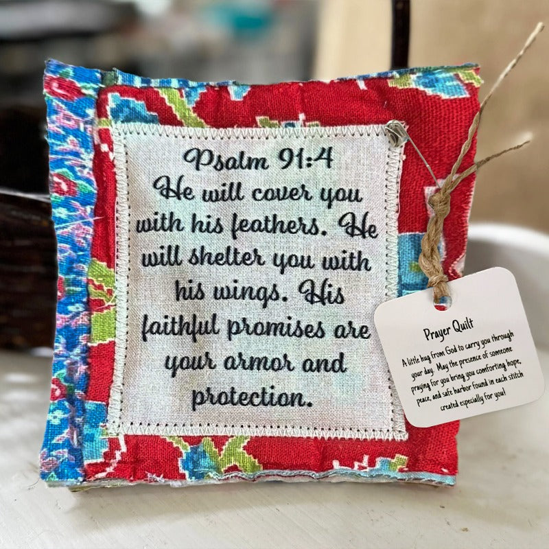 🔥Buy more save more-✝️Prayer Quilt With Cross Inside