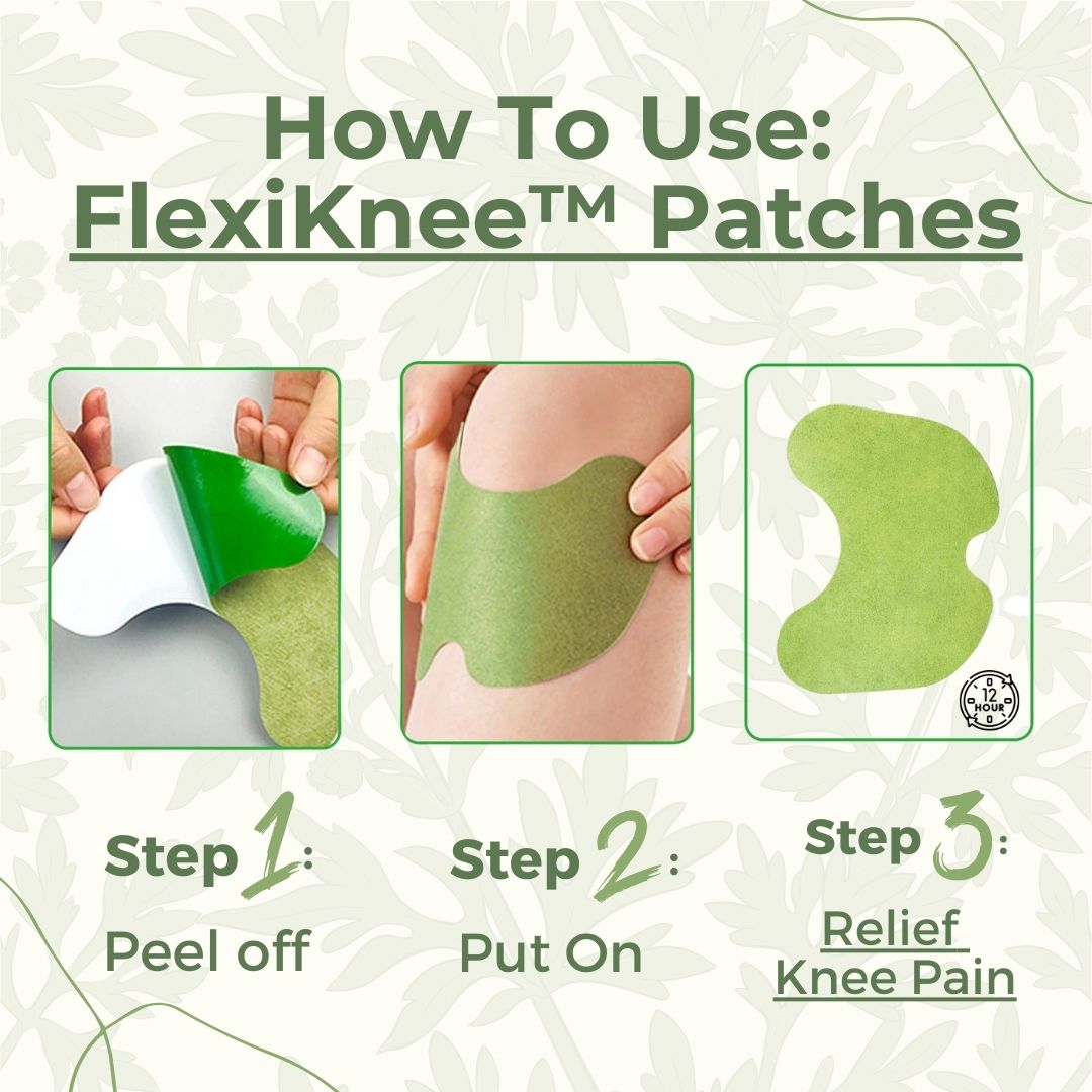 FlexiKnee™️ - Natural Knee Pain Patches.