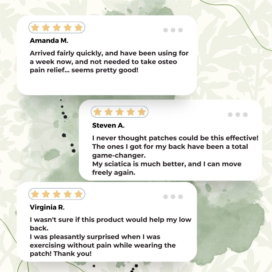 FlexiBack™️ - Natural Back Pain Patches