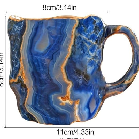 🥃2024 New Mineral Crystal Coffee Mugs