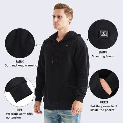 Proptmiina Unisex Heated Hoodie