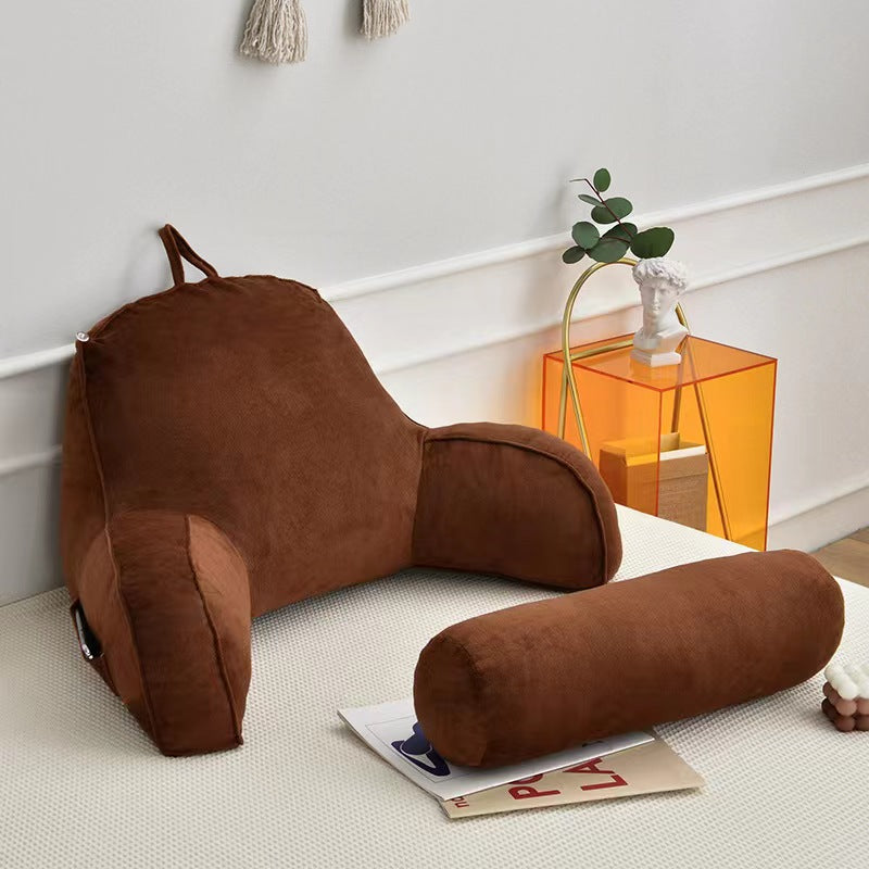 Backrest Pillow With Arms & Adjustable Headrest