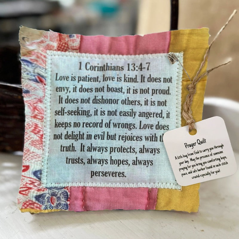 🔥Buy more save more-✝️Prayer Quilt With Cross Inside