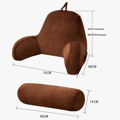 Backrest Pillow With Arms & Adjustable Headrest