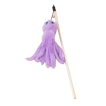 Cat Wand Toy - Octopus Plush