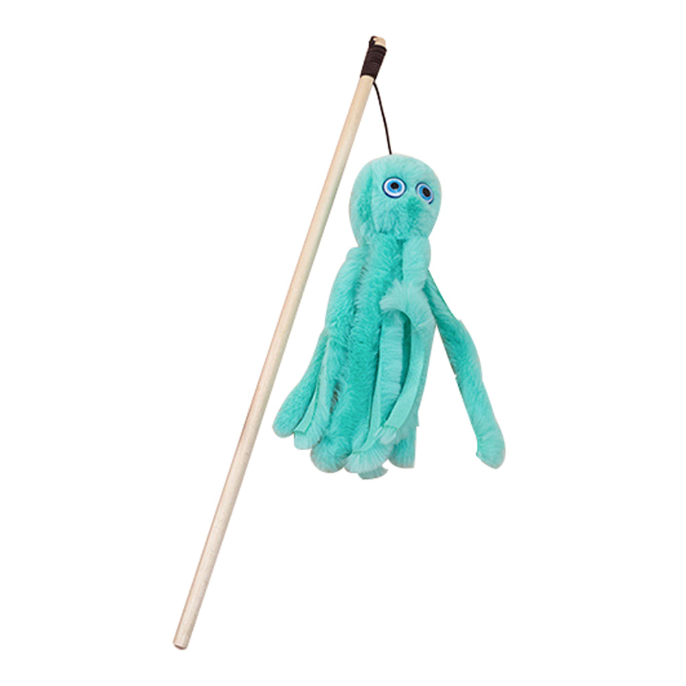 Cat Wand Toy - Octopus Plush