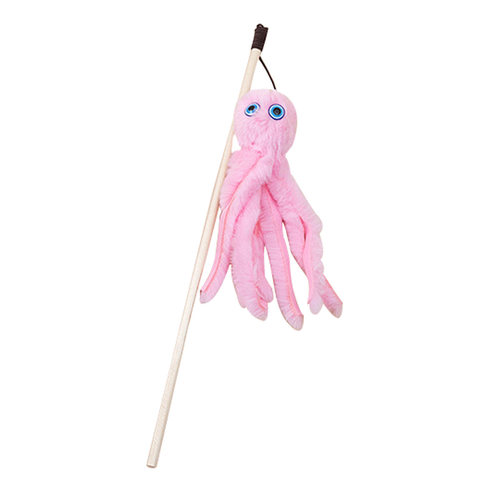 Cat Wand Toy - Octopus Plush