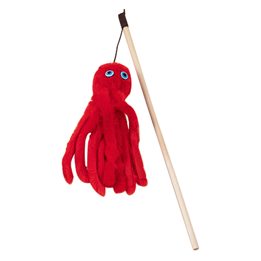 Cat Wand Toy - Octopus Plush