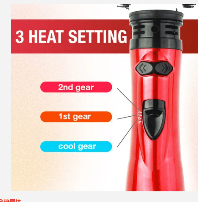 3-in-1 Hot Air Styler and Rotating Hair Dryer for Dry hair. curl hair. straighten hair