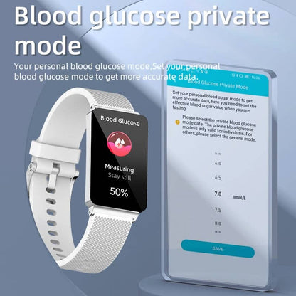 One-click Blood Glucose Blood Pressure Sleep Heart Rate Measurement Sports Smart Bracelet