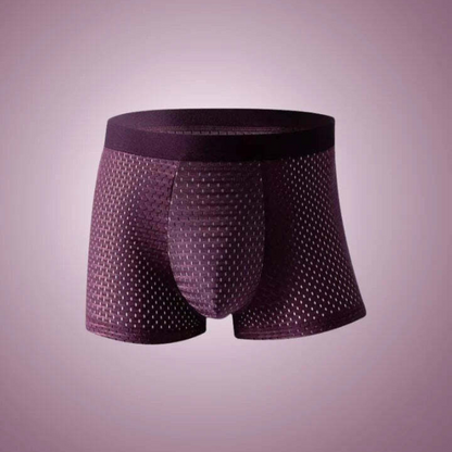 10Pcs - Bamboo Fiber Boxer Shorts – For All-day Comfort