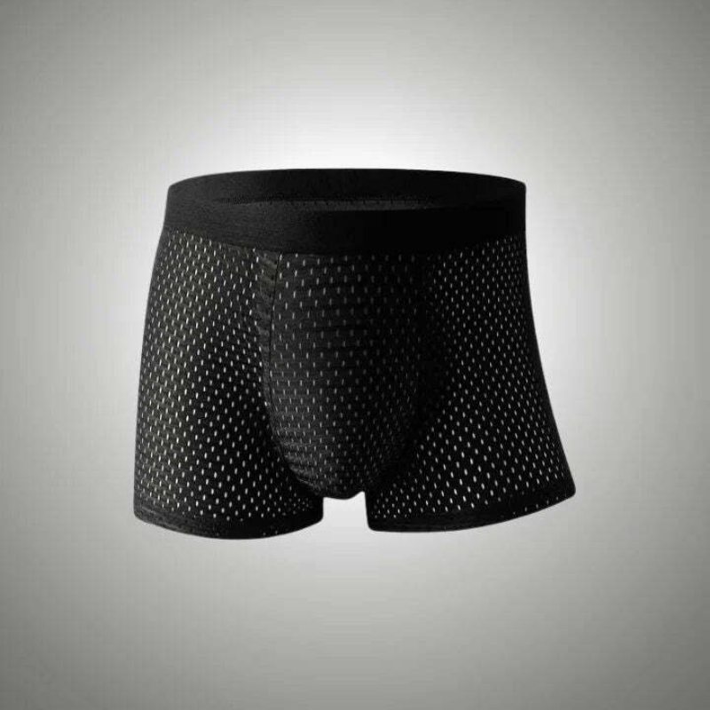 10Pcs - Bamboo Fiber Boxer Shorts – For All-day Comfort