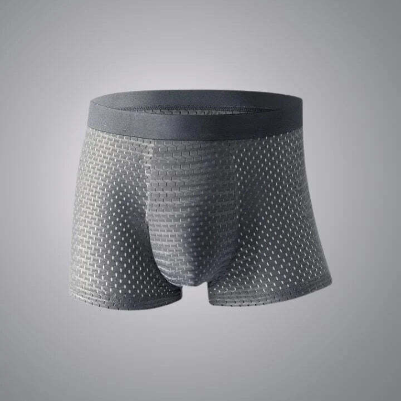 10Pcs - Bamboo Fiber Boxer Shorts – For All-day Comfort