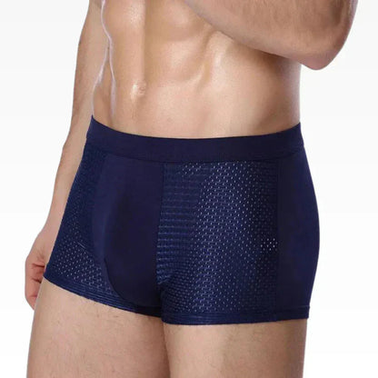 10Pcs - Bamboo Fiber Boxer Shorts – For All-day Comfort