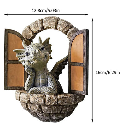 Cute Baby Dragon Garden Statue – Perfect gift