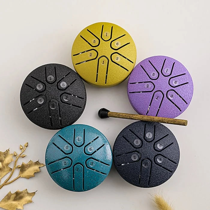 SimplyCie – Buddha Stones Mini Steel Tongue Drum Kit (3 Inch)