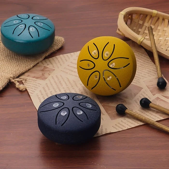 SimplyCie – Buddha Stones Mini Steel Tongue Drum Kit (3 Inch)