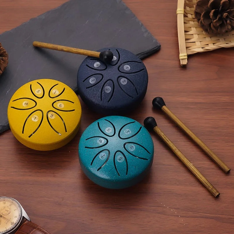 SimplyCie – Buddha Stones Mini Steel Tongue Drum Kit (3 Inch)