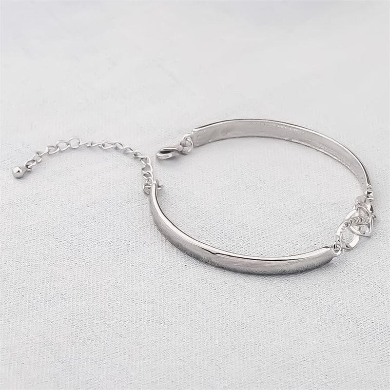 "Always Remember I Love You Mom Forever" Love Heart Bracelet