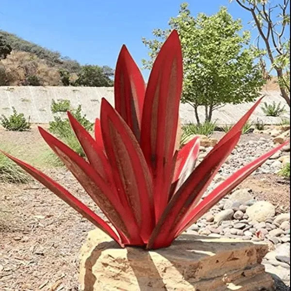 Anti-rust Metal Tequila Agave Plant