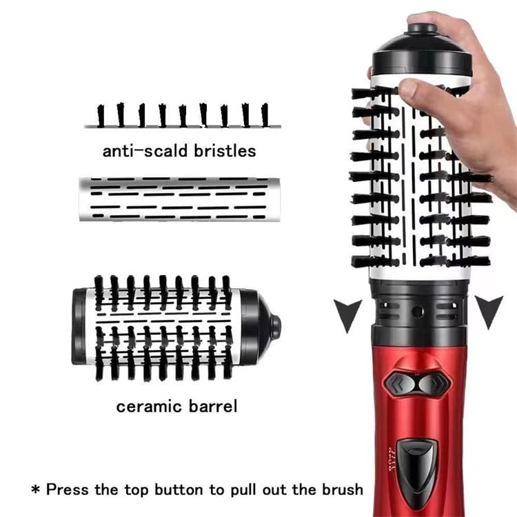 3-in-1 Hot Air Styler and Rotating Hair Dryer for Dry hair. curl hair. straighten hair