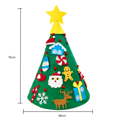 FeltTree - DIY Christmas Tree for Kids