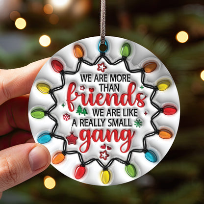 🎁BESTIES CHRISTMAS ROUND ORNAMENT