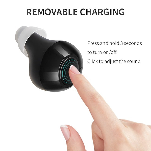 Invisible Rechargeable ITE Mini Hearing Aid