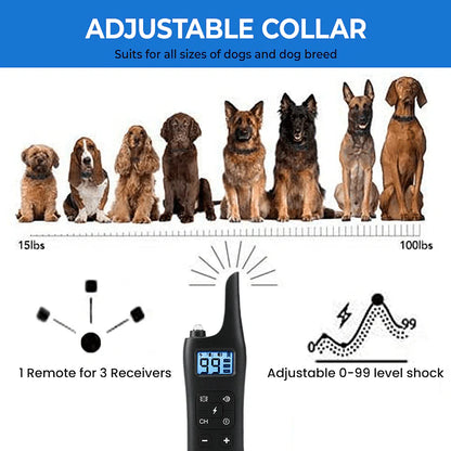 Pet Smart Dog Training Collar with Remote