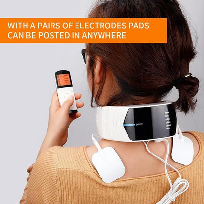 Electric Pulse Neck Massager: Cervical Acupuncture Therapy for Pain Relief