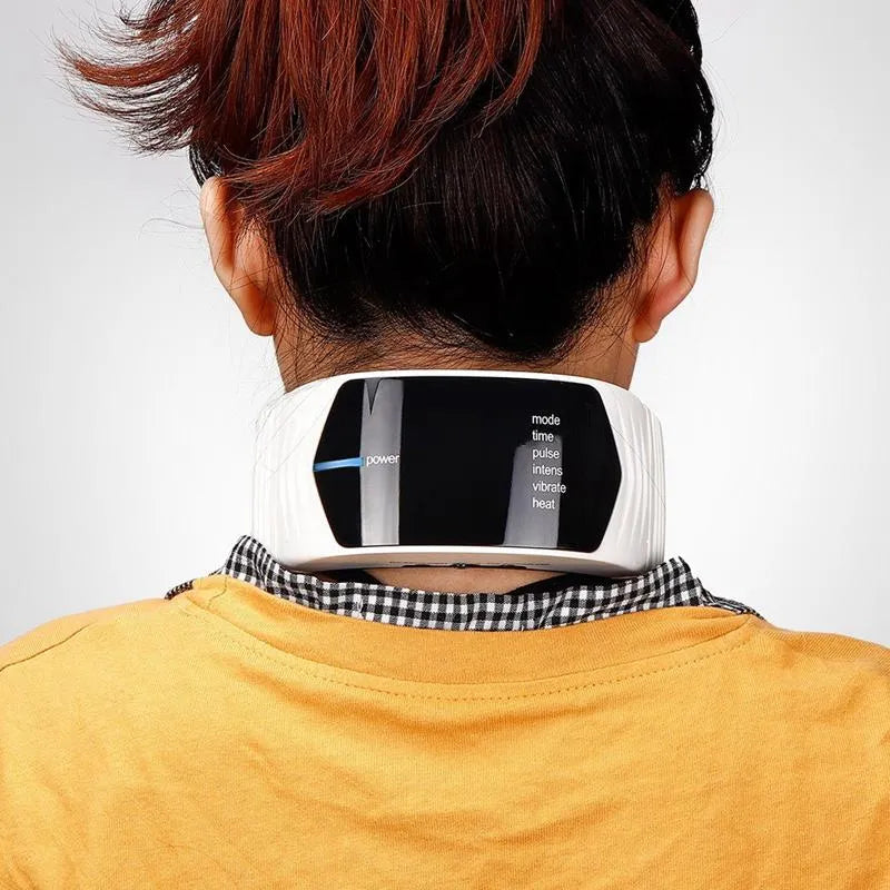 Electric Pulse Neck Massager: Cervical Acupuncture Therapy for Pain Relief