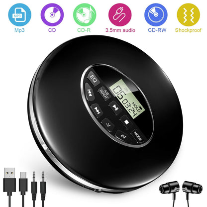 Small Portable Walkman CD Player For Car