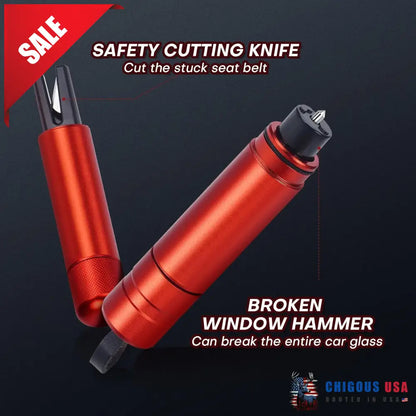 SAFEHAMMER - Glass Breaker and Seatbelt Cutter